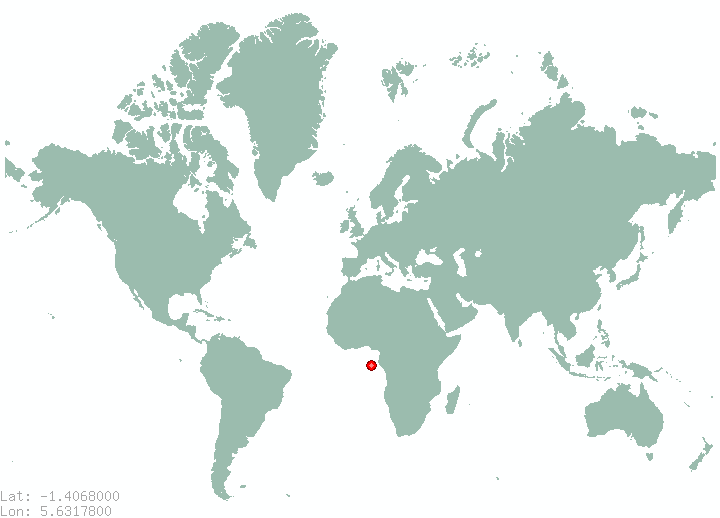 San Antonio de Pale in world map
